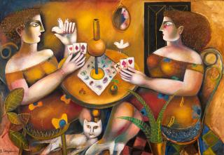 Vassilis Sperantsas - Les jouers de cartes