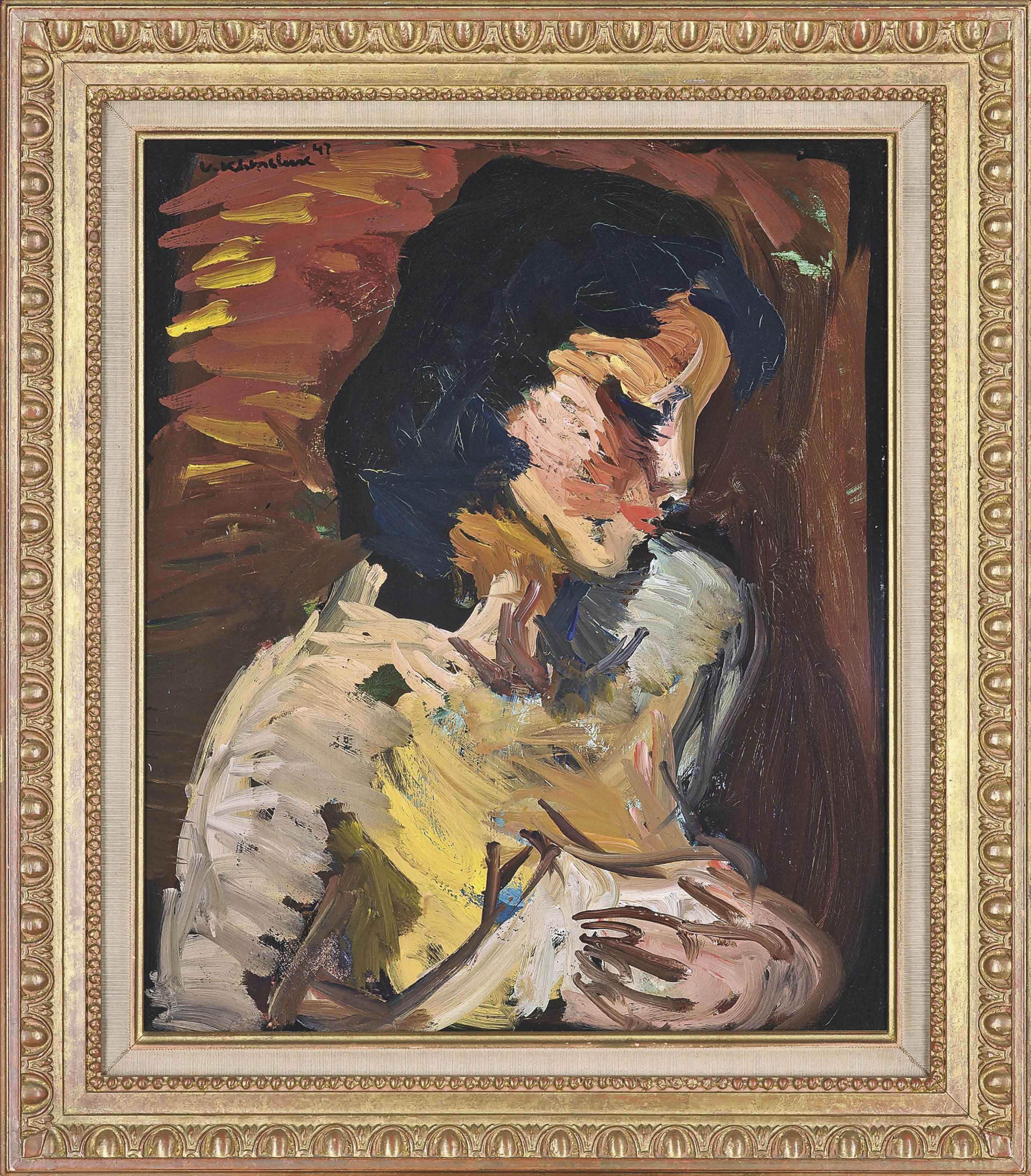 Vassyl Khmeluk - Buste de jeune femme