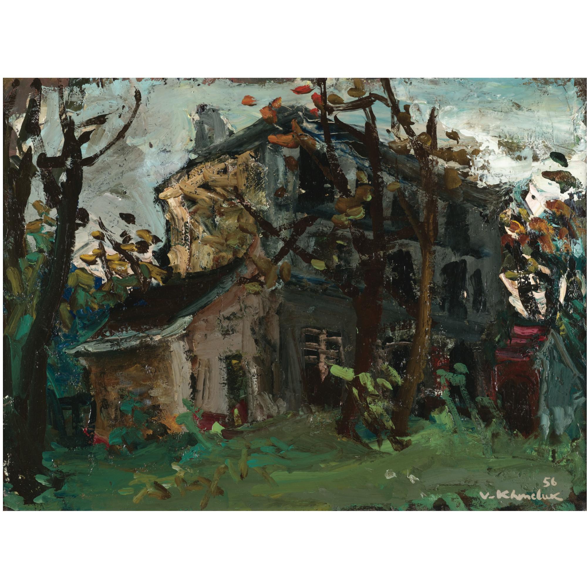 Vassyl Khmeluk - Landscape With House