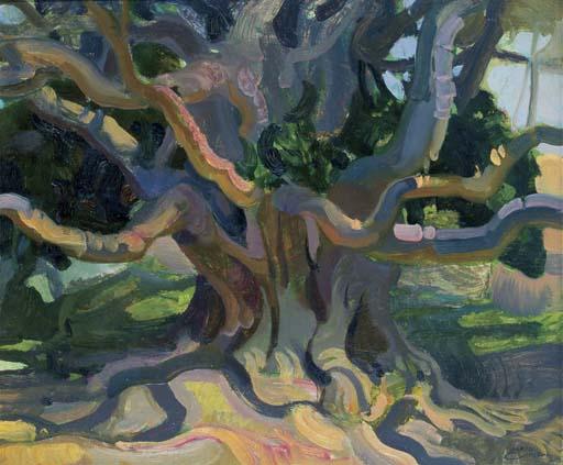 Vaughan Murray Griffin - The Old Moreton Bay Fig, Banyule Heidelberg