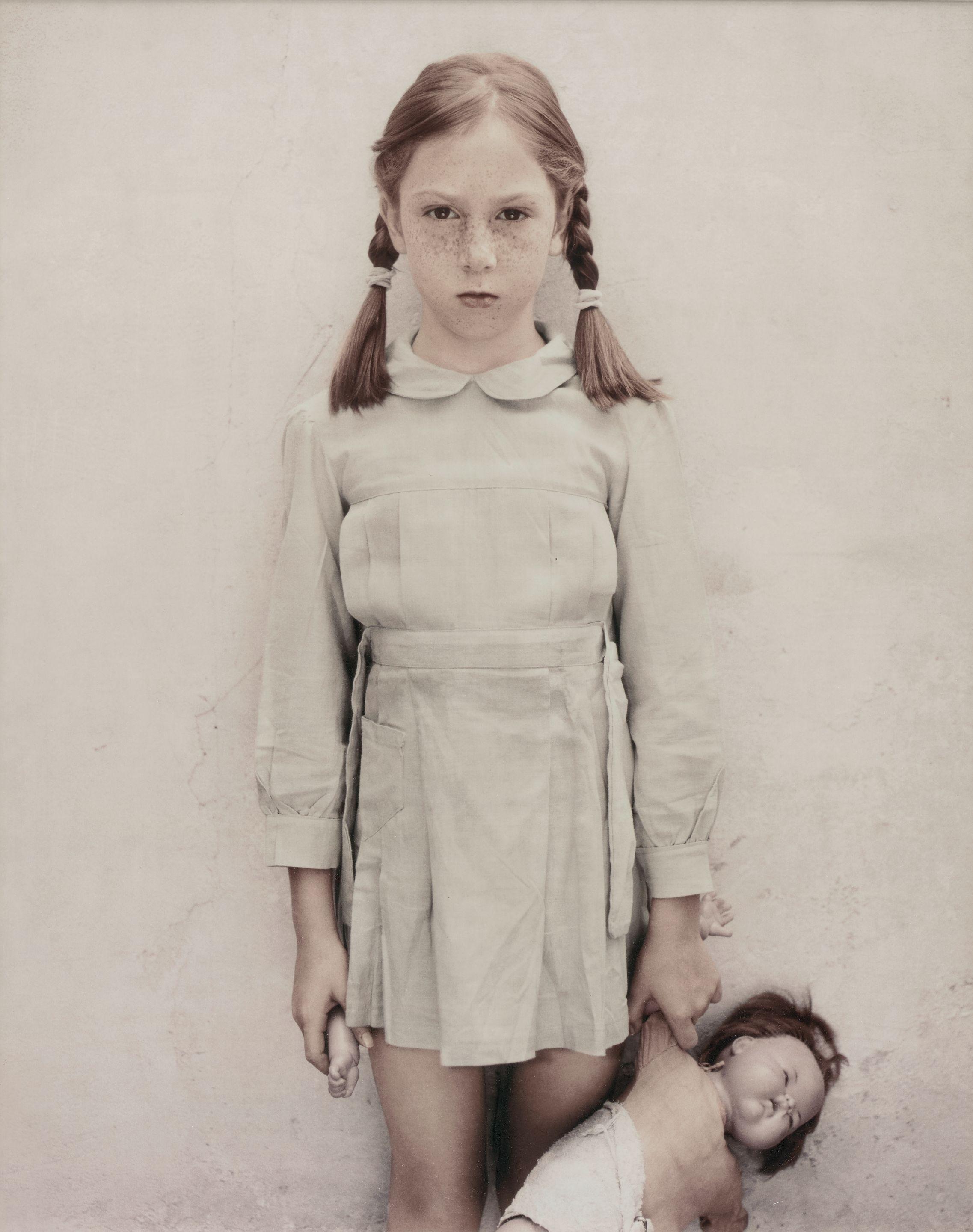 Vee Speers - Untitled #12 (School Girl with Doll) (from \'The Birthday Party\')