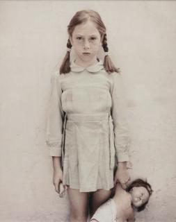 Vee Speers - Untitled #12 (School Girl with Doll) (from \'The Birthday Party\')