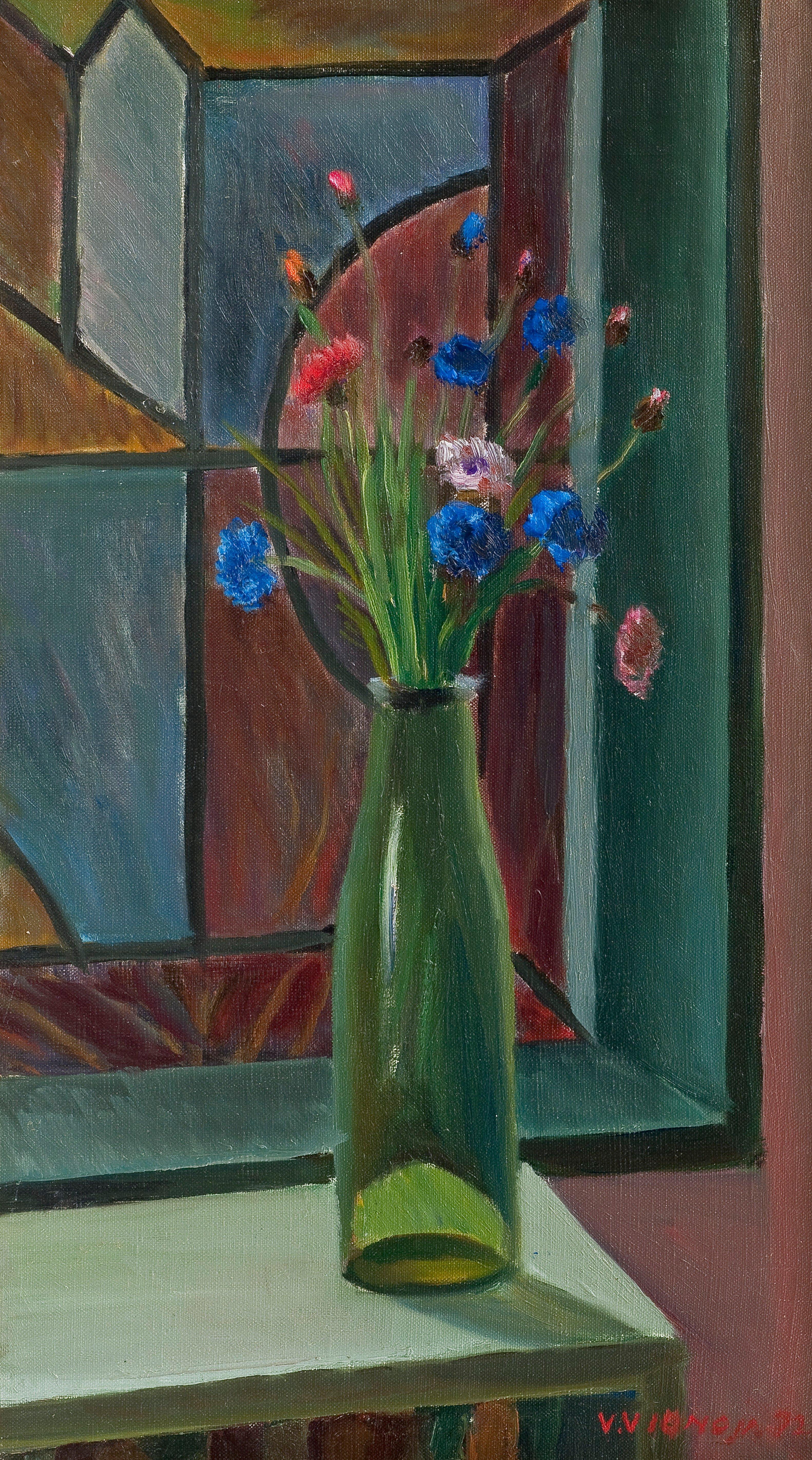 Veikko Vionoja - Flowers In A Vase.