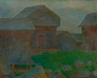 Veikko Vionoja - Gårdsvy