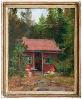 Venny Soldan-Brofeldt - A Red Cabin.
