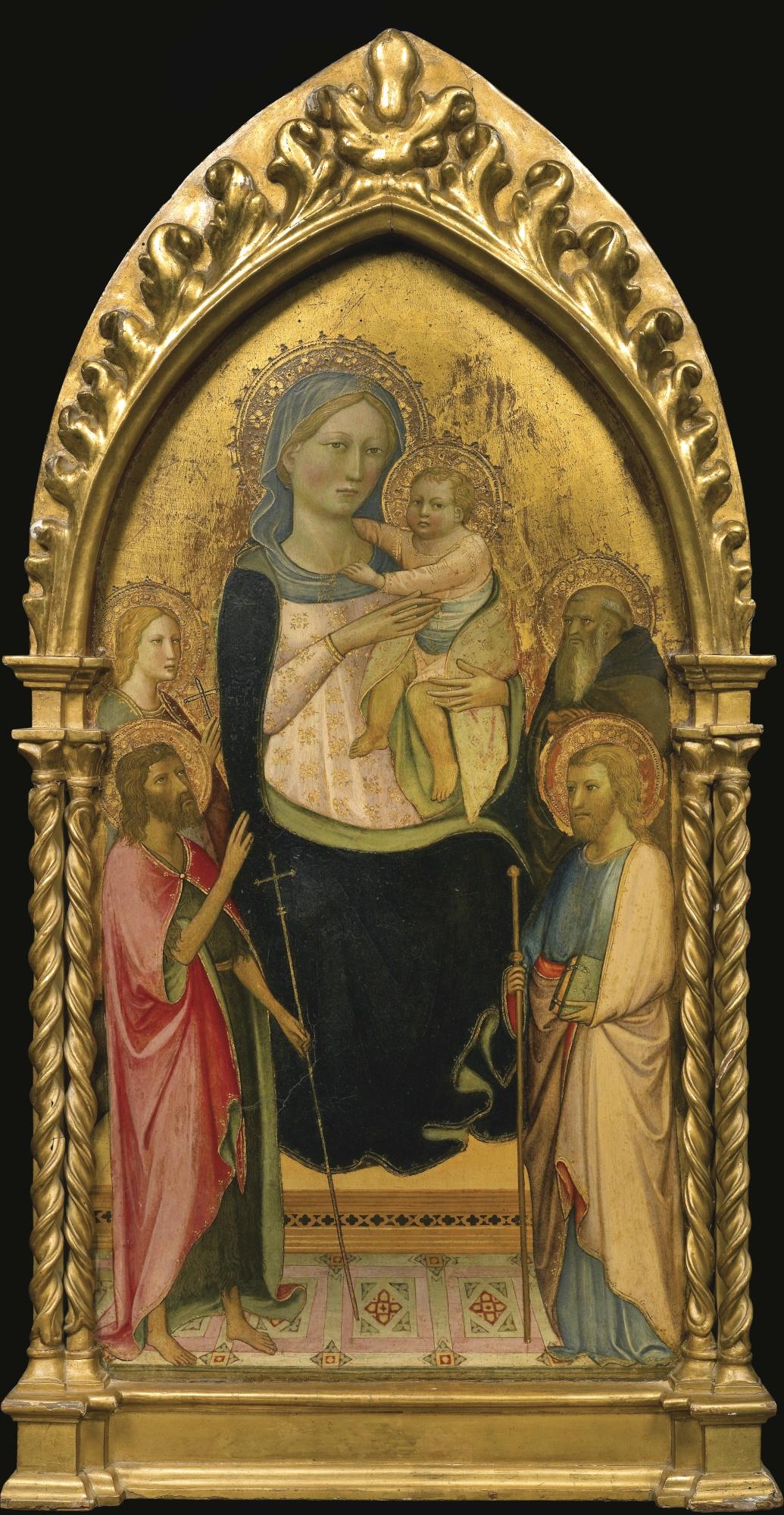 Ventura Di Moro - Madonna And Child With Four Saints