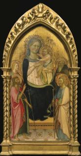 Ventura Di Moro - Madonna And Child With Four Saints