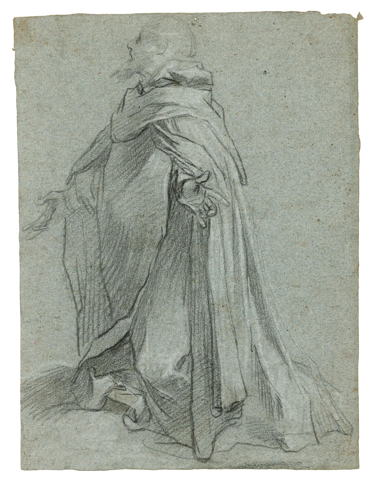 Ventura Salimbeni - A kneeling saint with his arms outspread