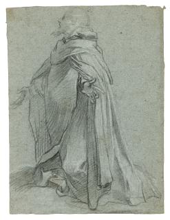 Ventura Salimbeni - A kneeling saint with his arms outspread