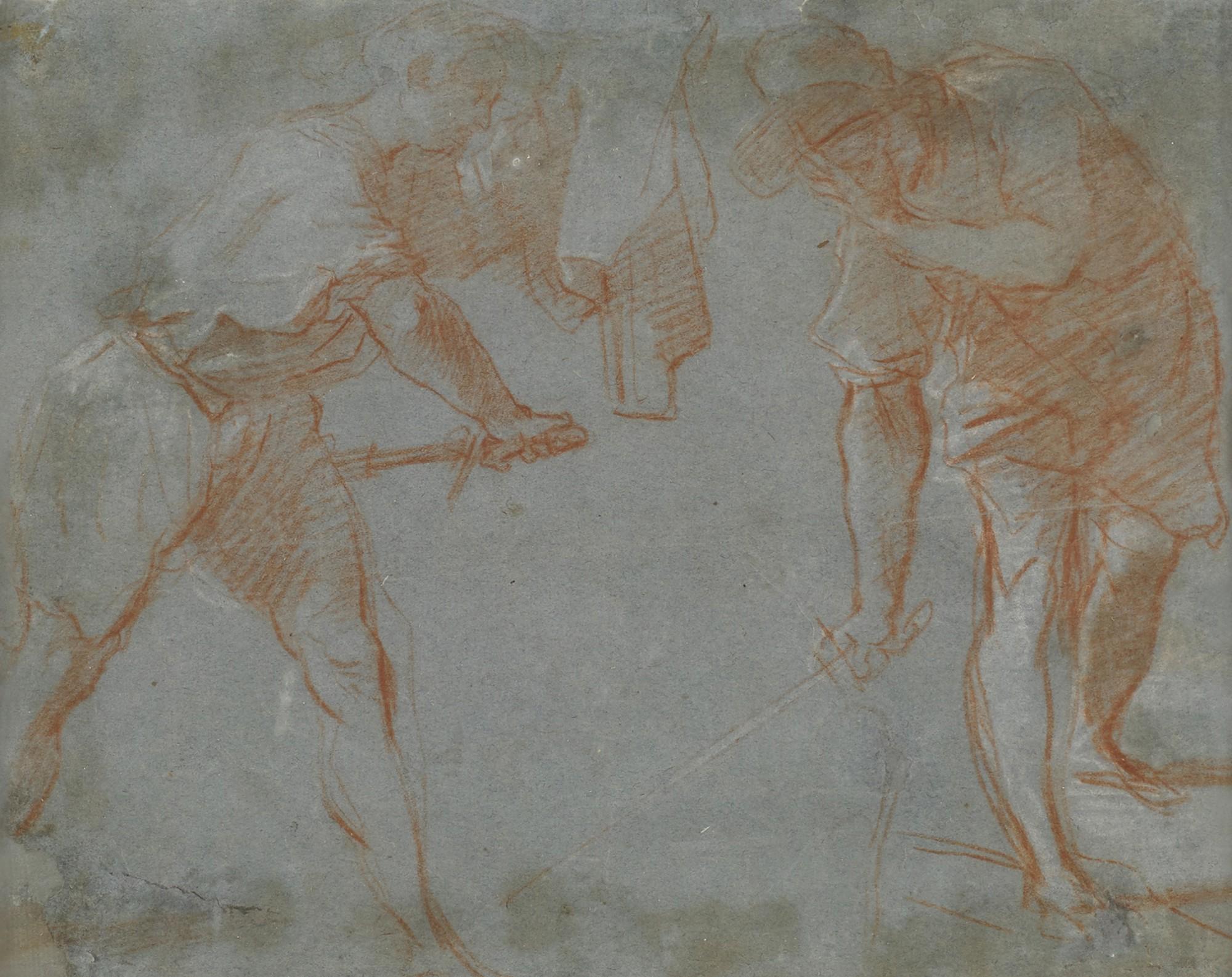 Ventura Salimbeni - Two men brandishing swords