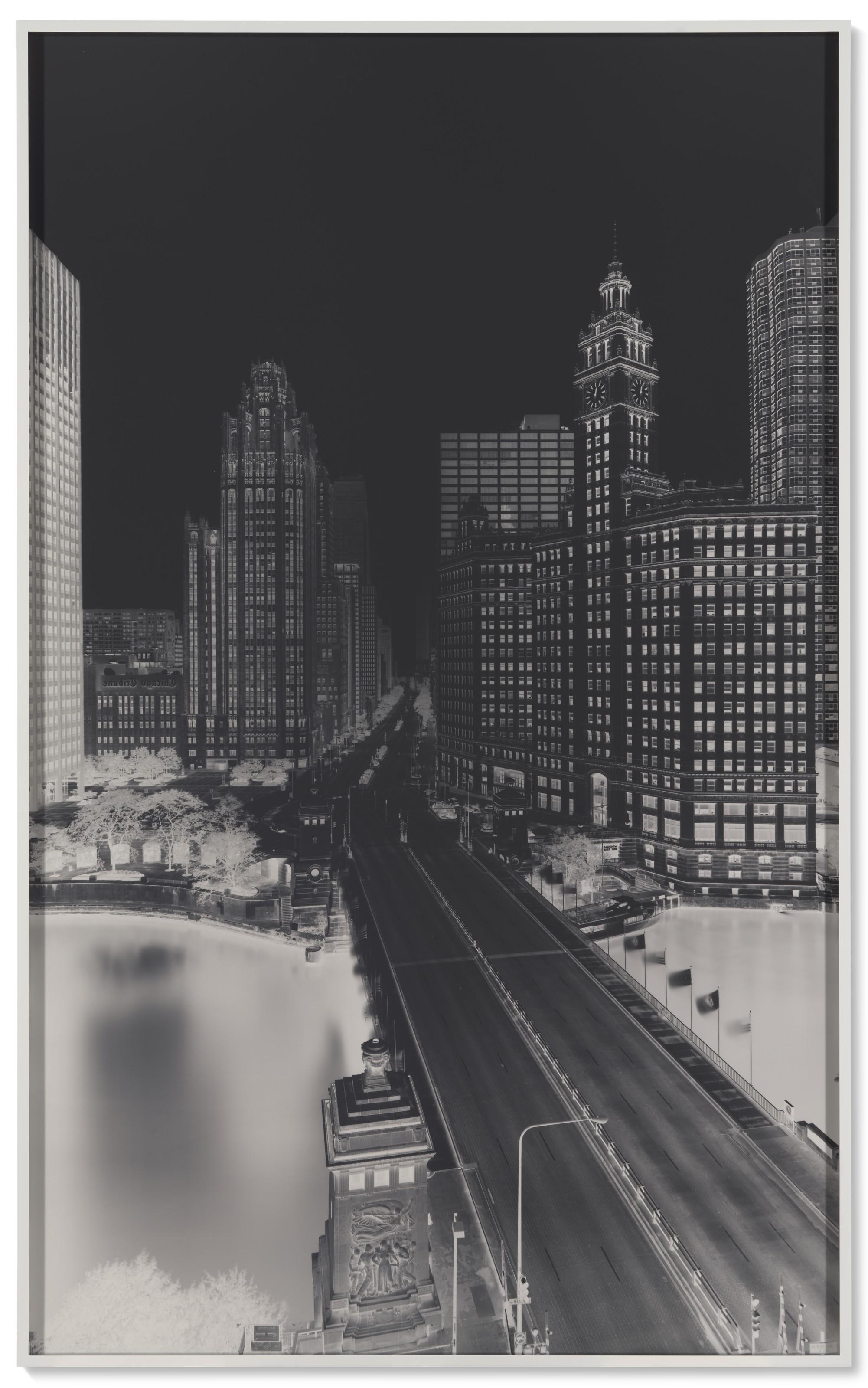 Vera Lutter - 333 North Michigan Avenue, Chicago, Il, October 16, 2001