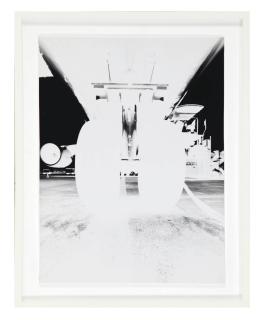 Vera Lutter - Frankfurt Airport, Wheels: April 29, 2001