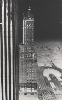 Vera Lutter - North View, 745 Fifth Avenue, New York: September 6, 1995