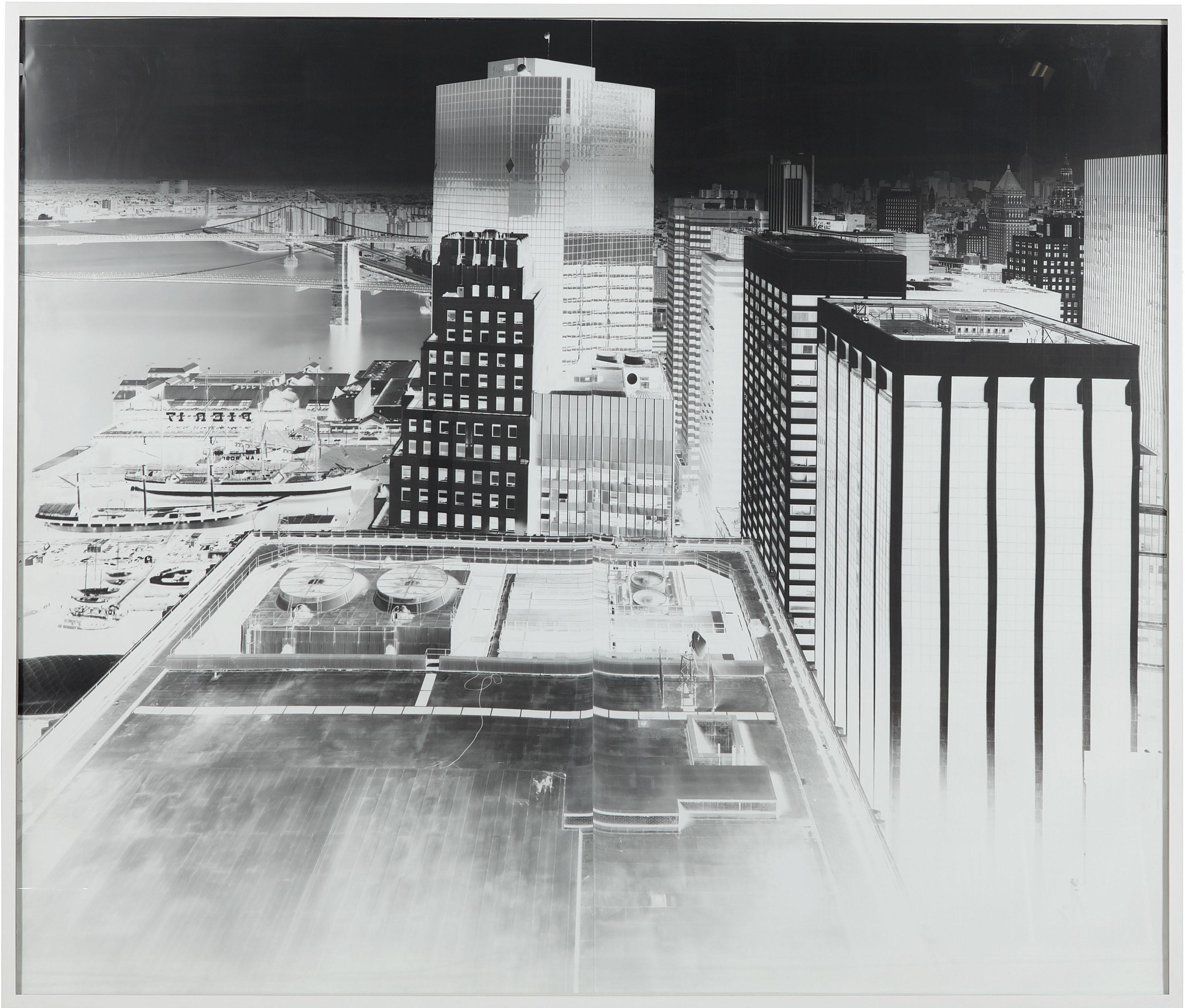 Vera Lutter - North View, Old Slip, New York: October 10, 1994