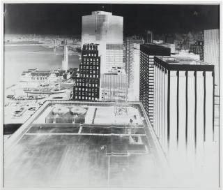 Vera Lutter - North View, Old Slip, New York: October 10, 1994