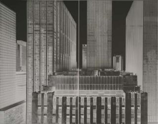 Vera Lutter - Rockefeller Center, 1250 Avenue of the Americas, March 15, 1998