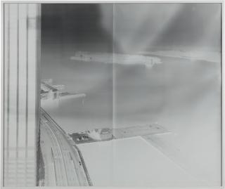 Vera Lutter - South View, Old Slip, New York: October 8, 1994