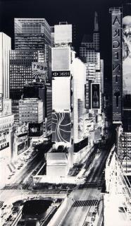 Vera Lutter - Times Square VI, New York: August 1, 2007