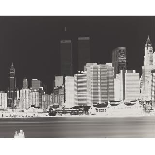 Vera Lutter - Untitled (Lower Manhattan Skyline With The World Trade Center)