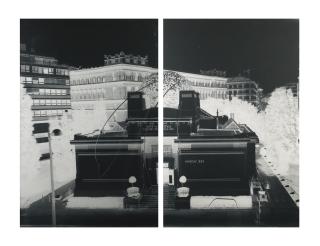 Vera Lutter - Vienna Iii, June 25\', 1999A Unique Diptych.