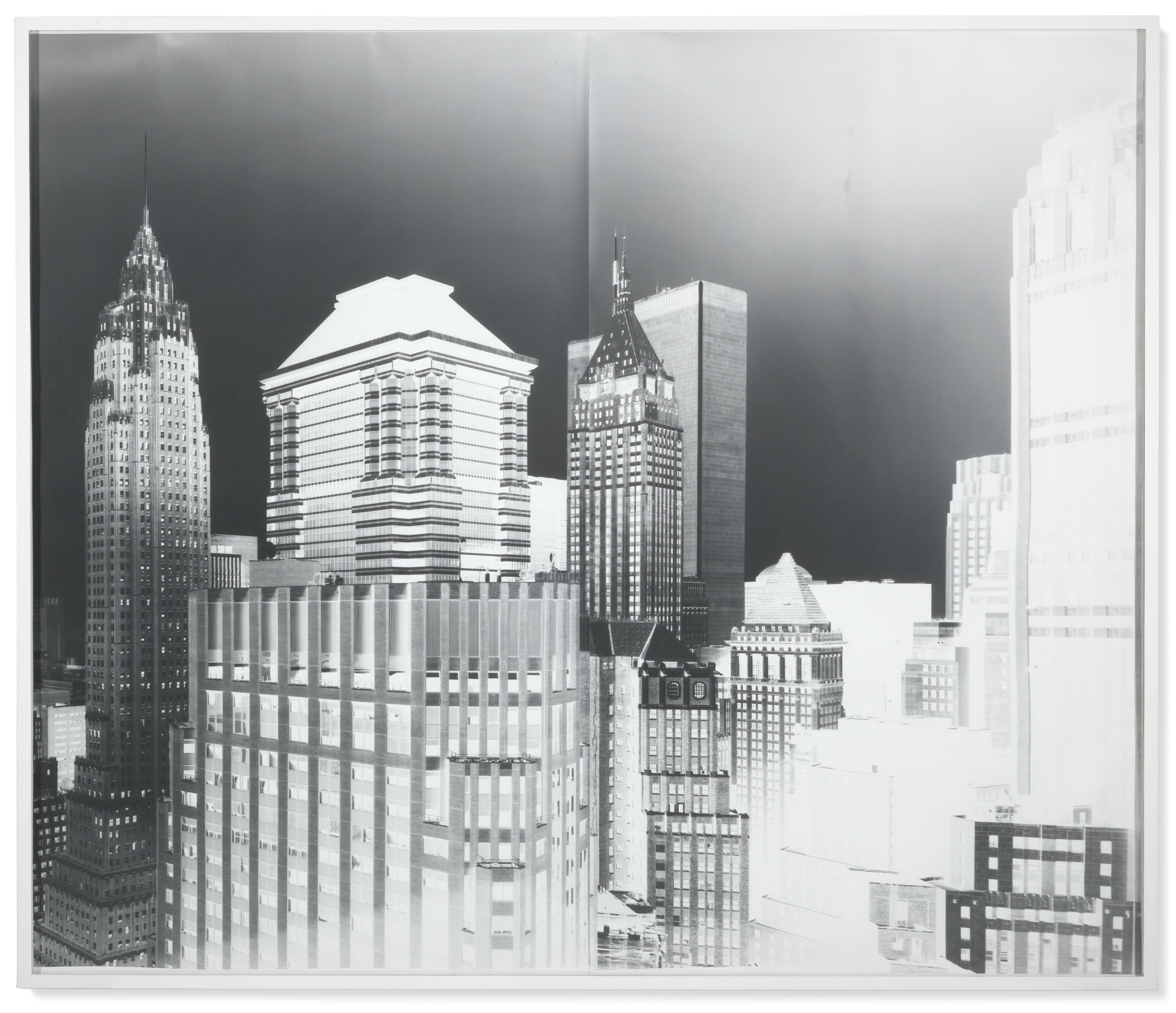 Vera Lutter - West View, Old Slip, New York: November 11, 1994