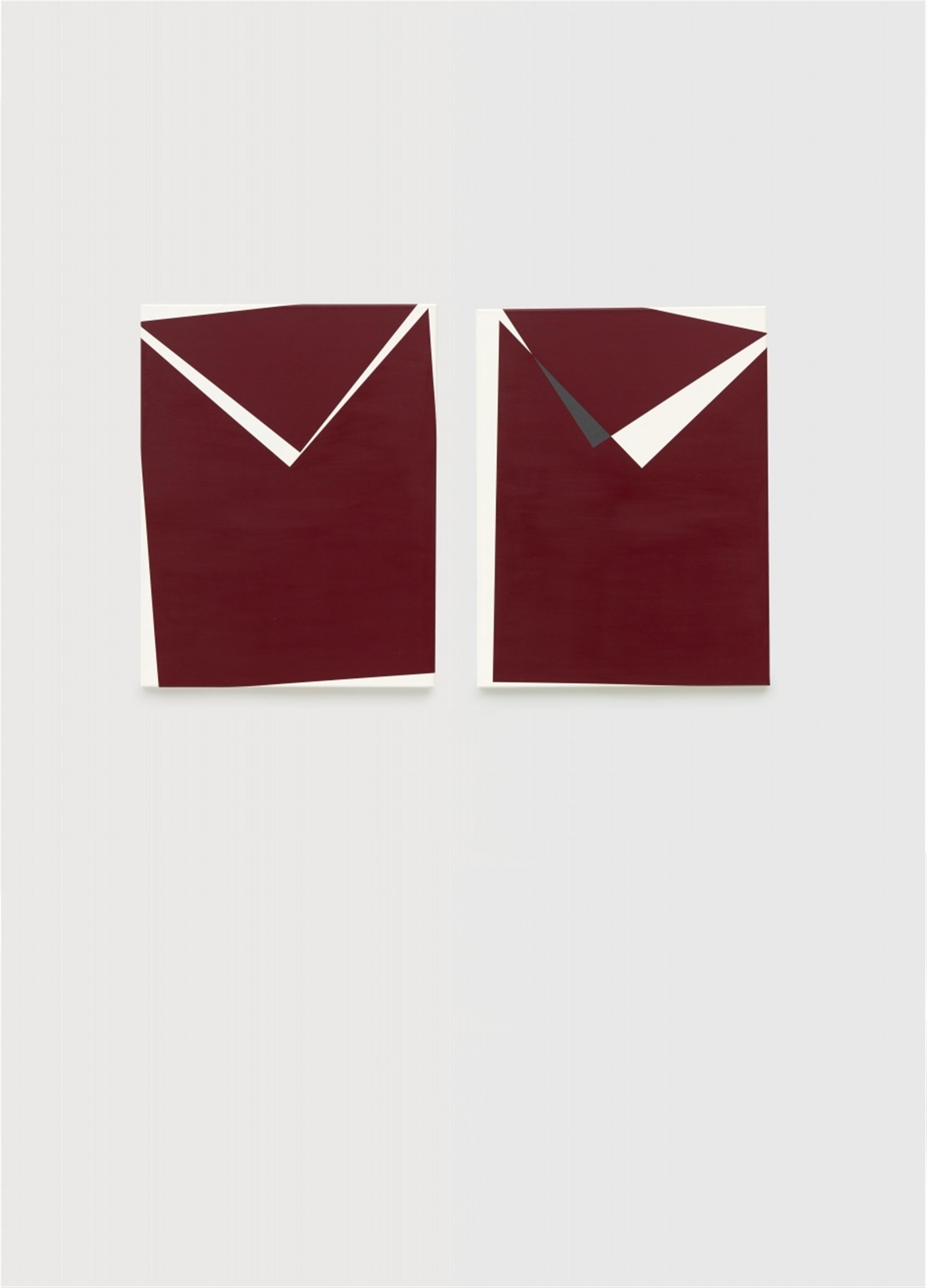 Vera Molnar - 2 Rectangles Coupes en M