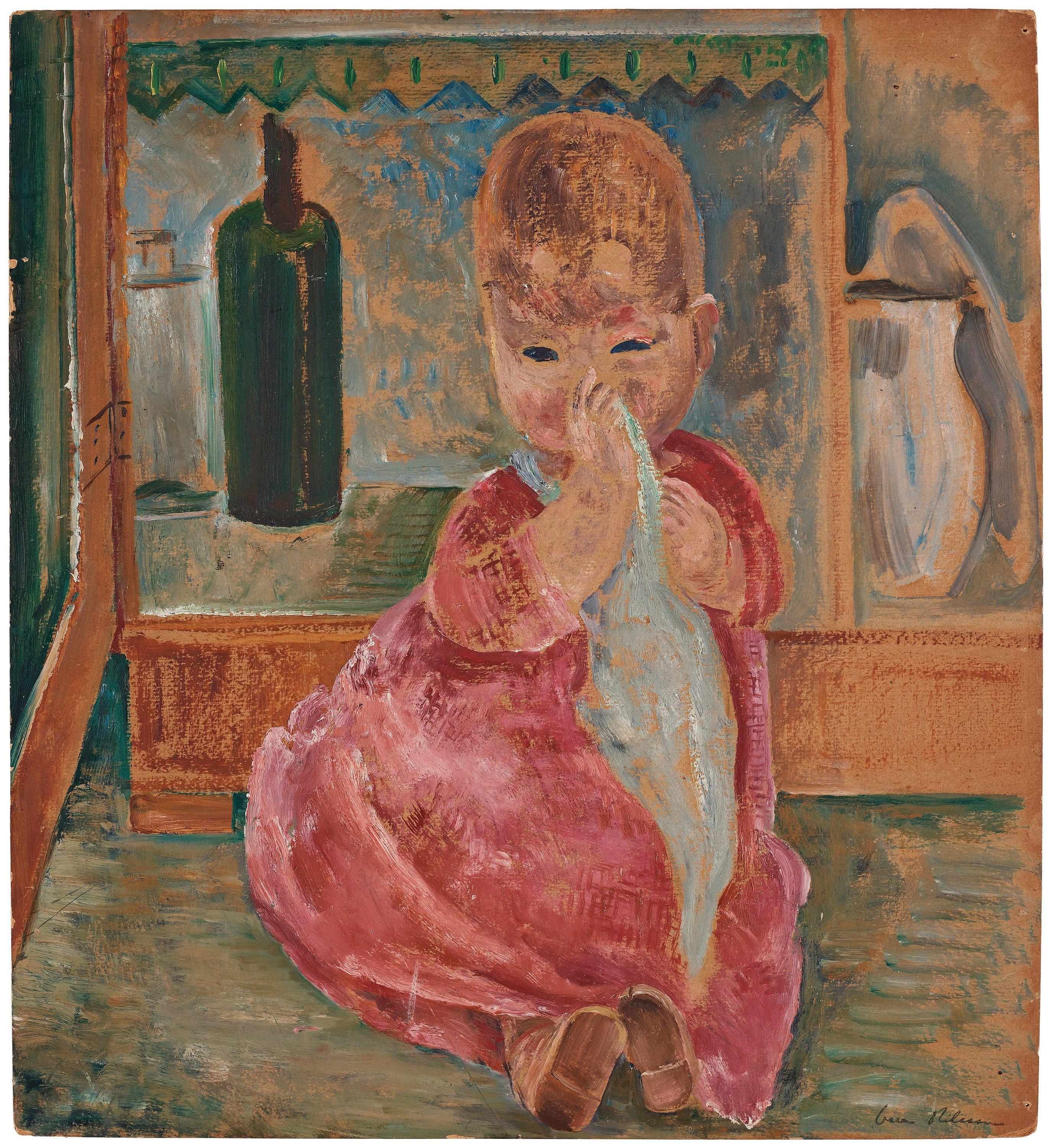 Vera Nilsson - Seated baby