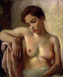 Vera Rockline - A Seated Nude