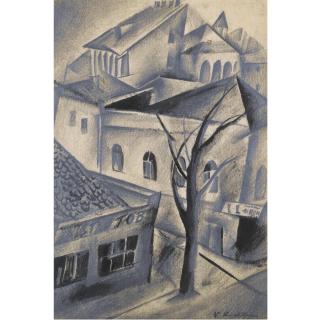 Vera Rockline - Cubist Cityscape