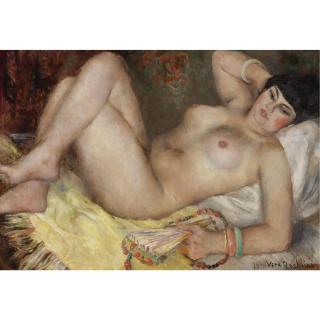 Vera Rockline - Frenchyoung Woman With A Fan