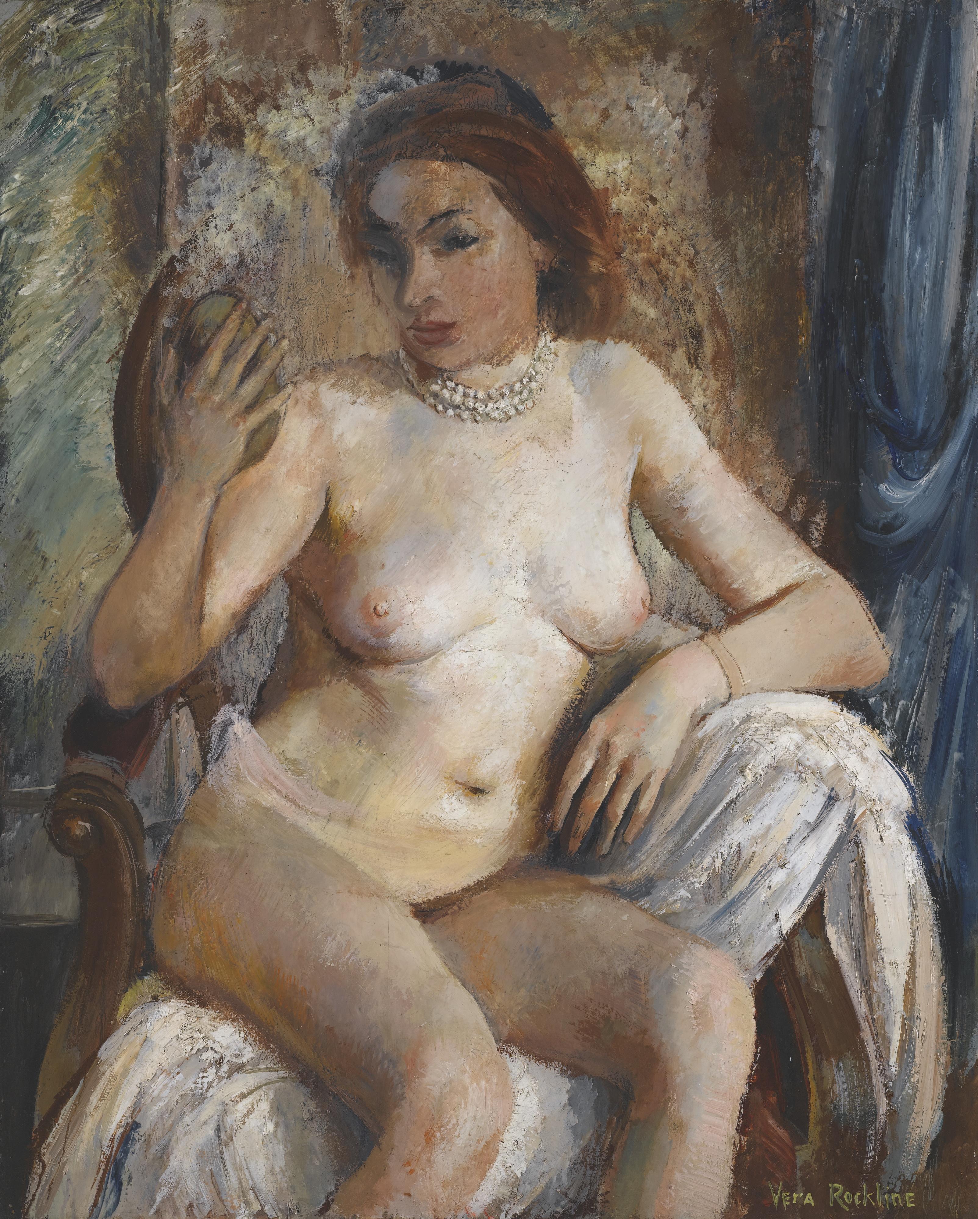 Vera Rockline - Nude With Mirror