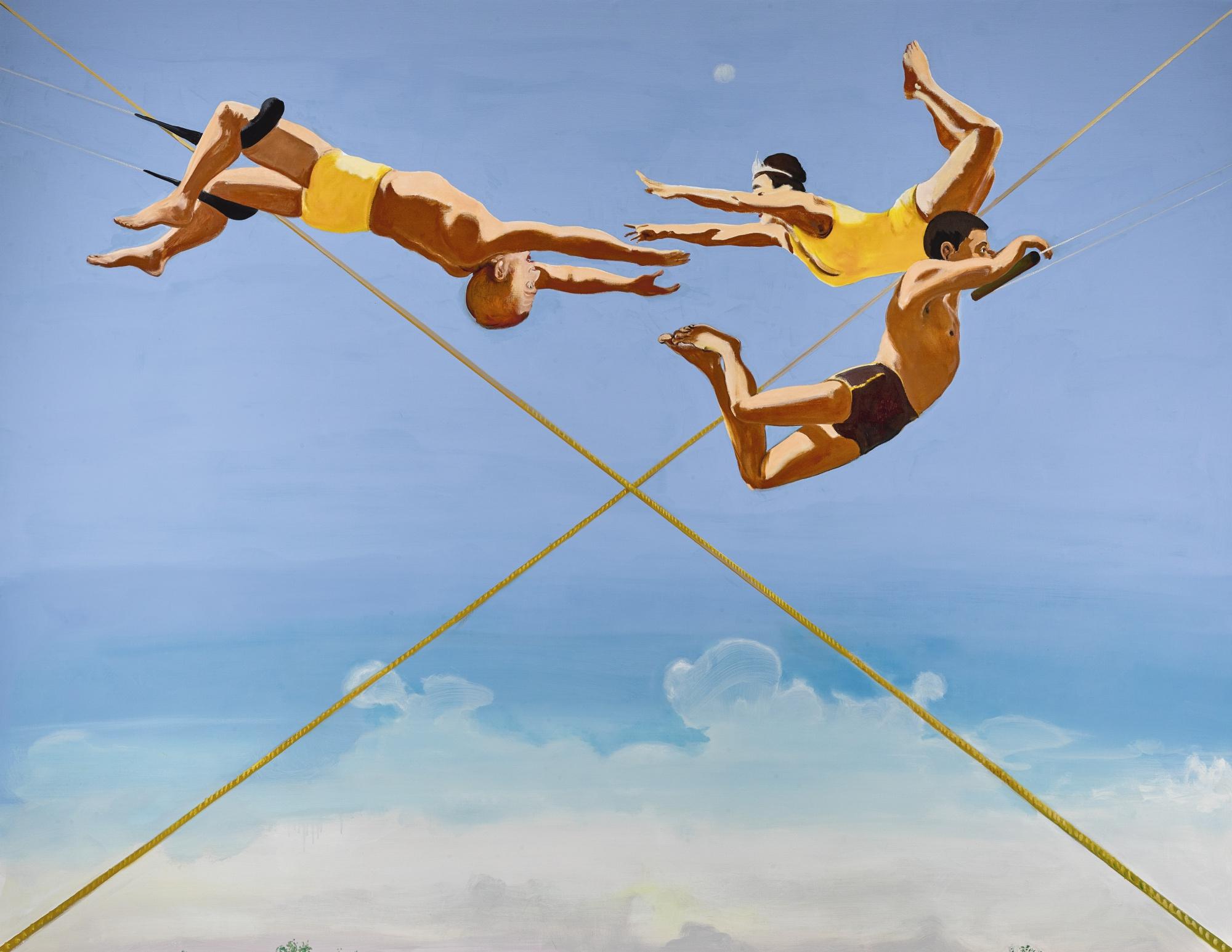 Verne Dawson - Three Aerialists