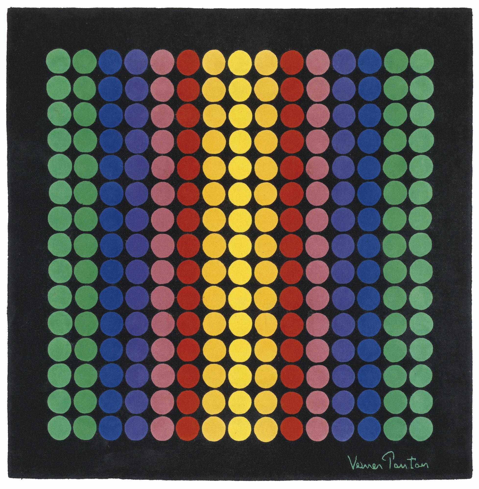 Verner Panton - Tapis Viii Square