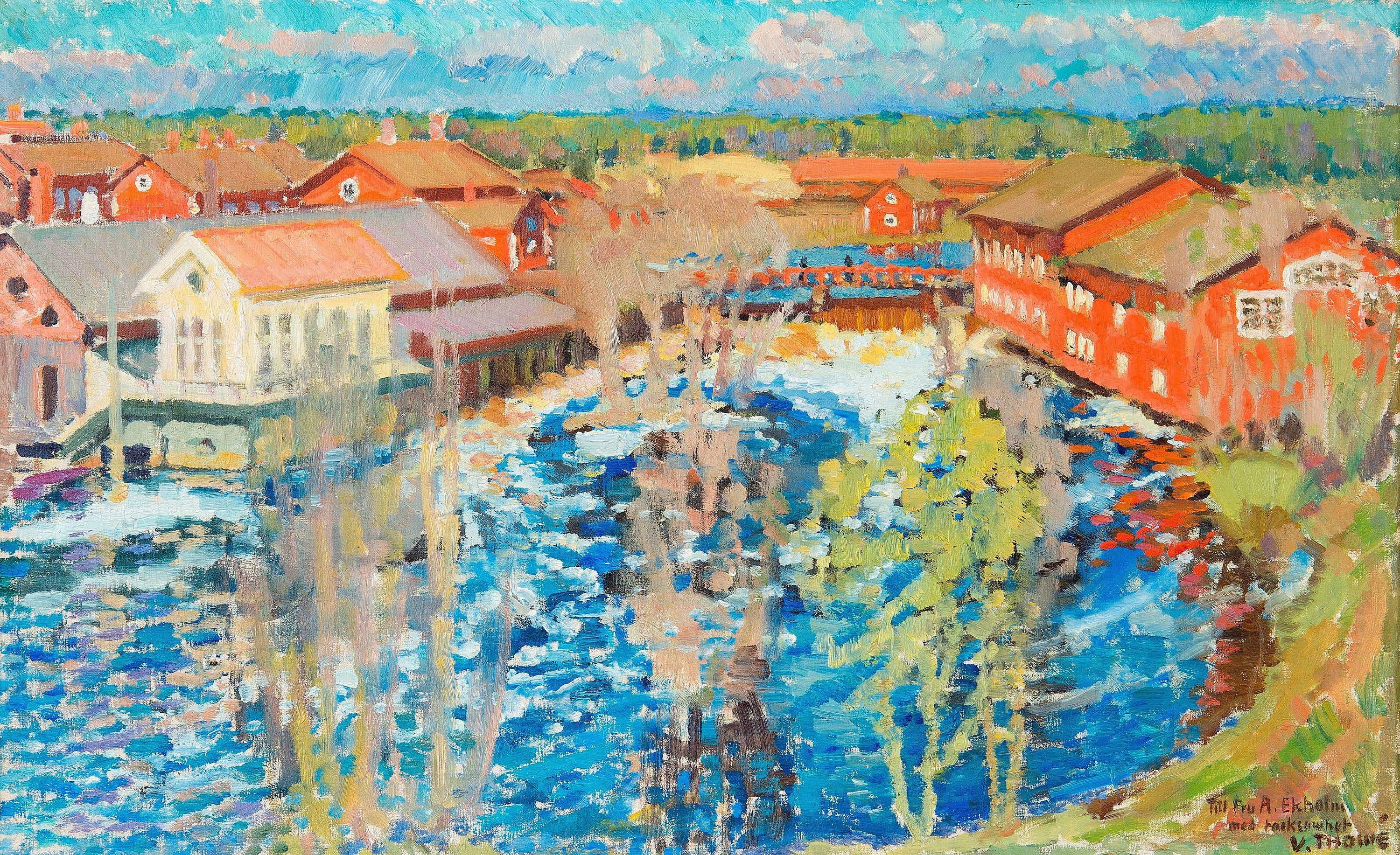 Verner Thomé - Ahlström Ironworks In Noormarkku.