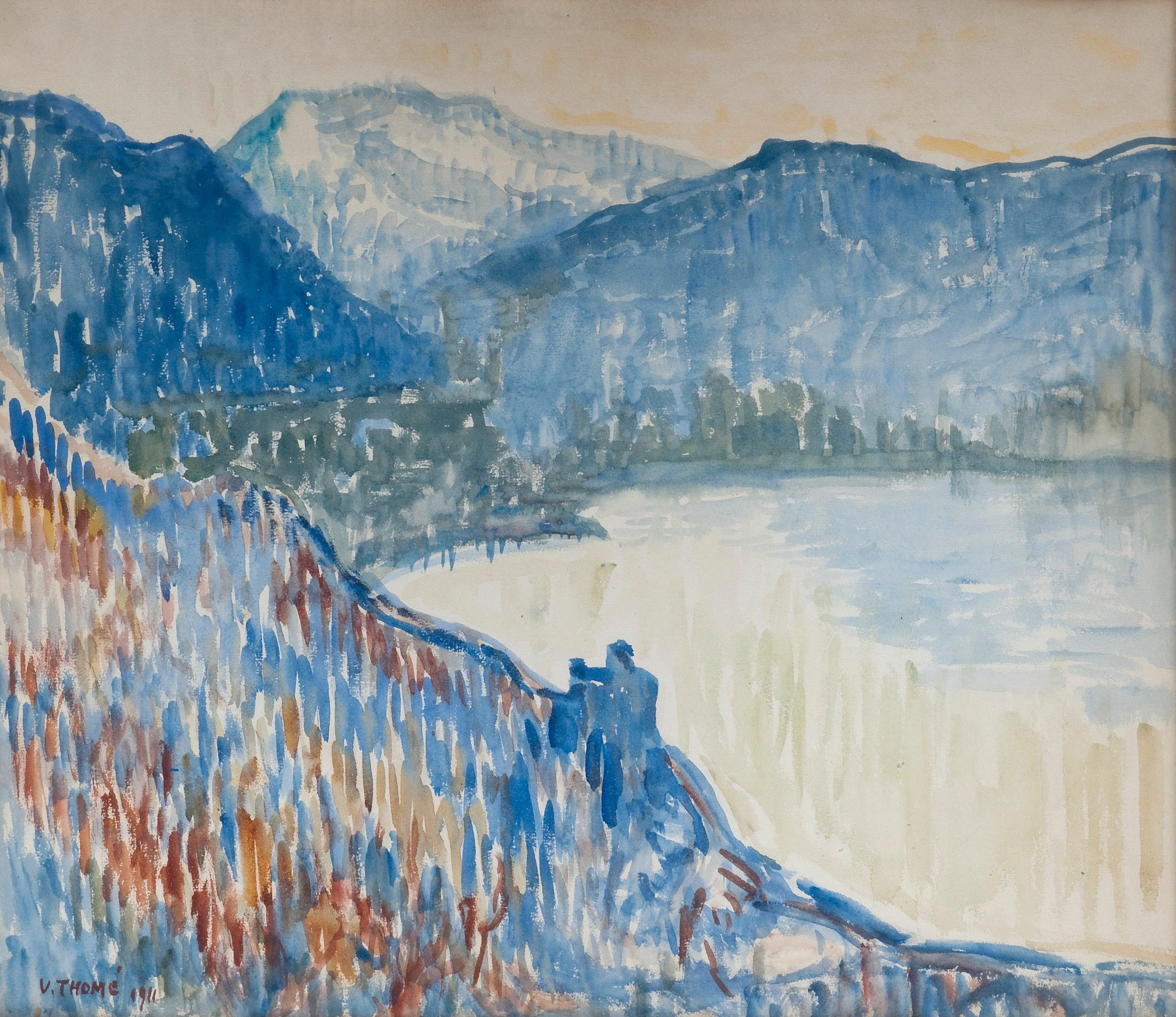 Verner Thomé - Hill Landscape.