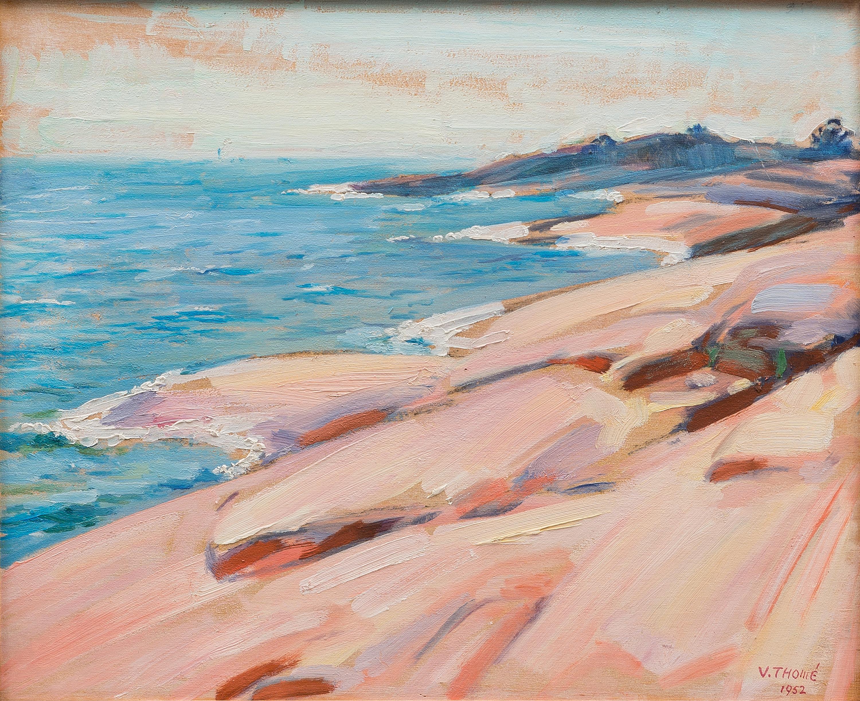 Verner Thomé - Verner Thomé, Oil On Panel, Signed And Dated 1952.