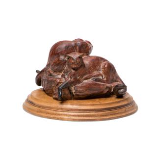 Veryl Goodnight - Two siamese cats