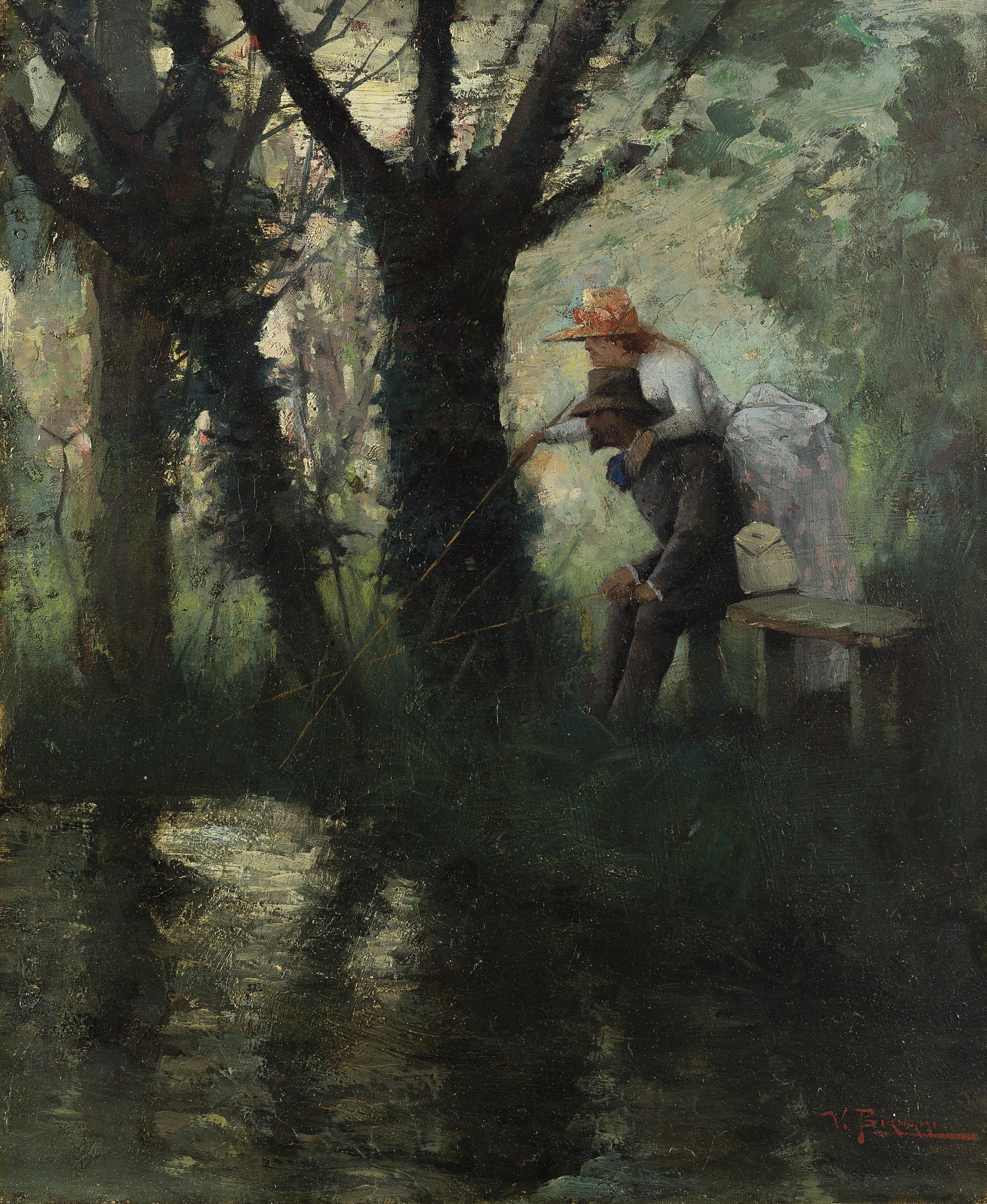 Vespasiano Bignami - La pesca degli innamorati