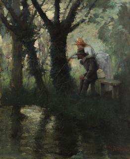 Vespasiano Bignami - La pesca degli innamorati