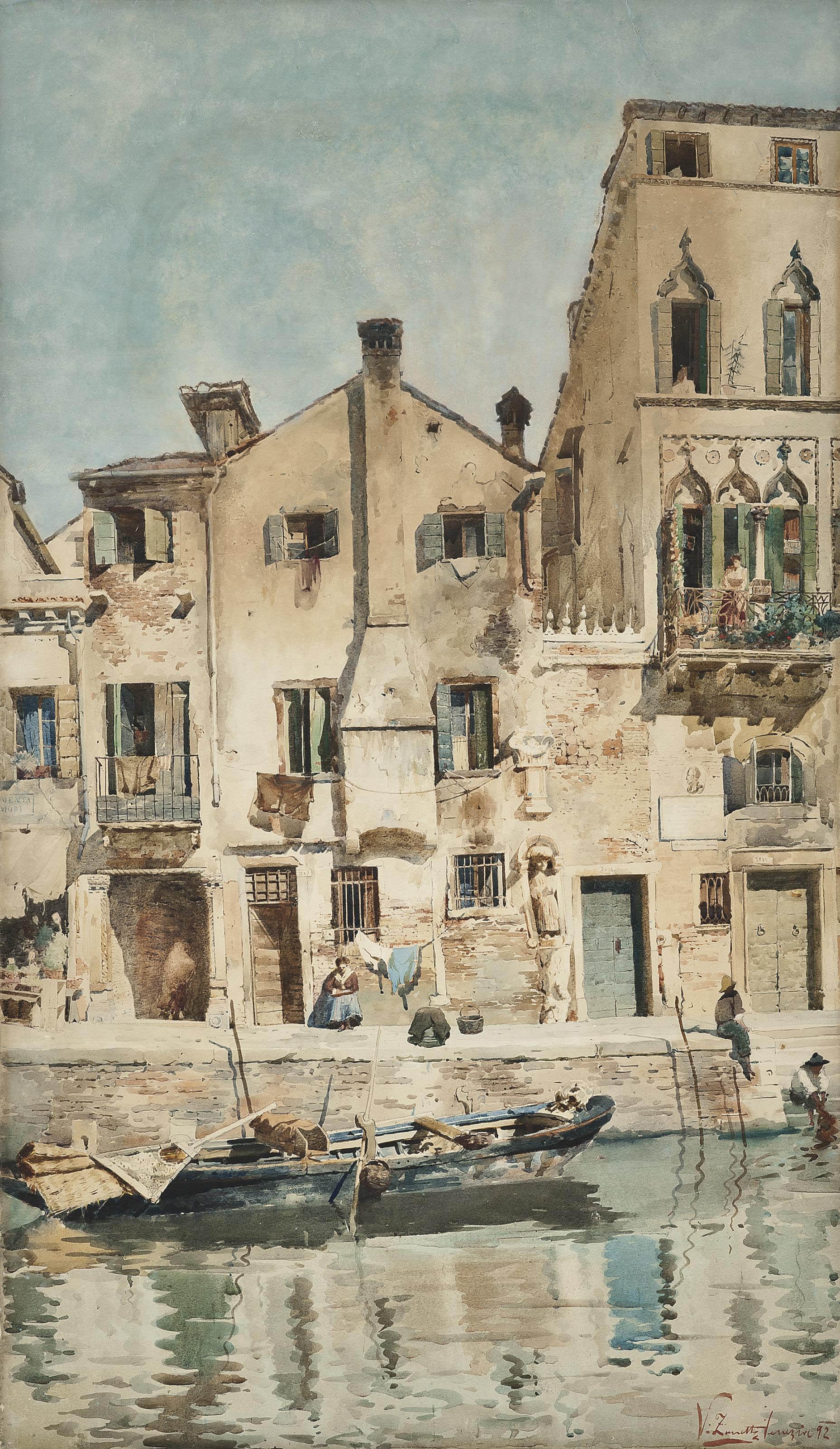 Vettore Zanetti-Zilla - A Venetian backwater