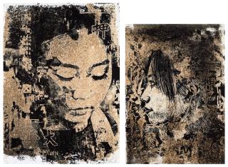 Vhils - Debris; & Hazy