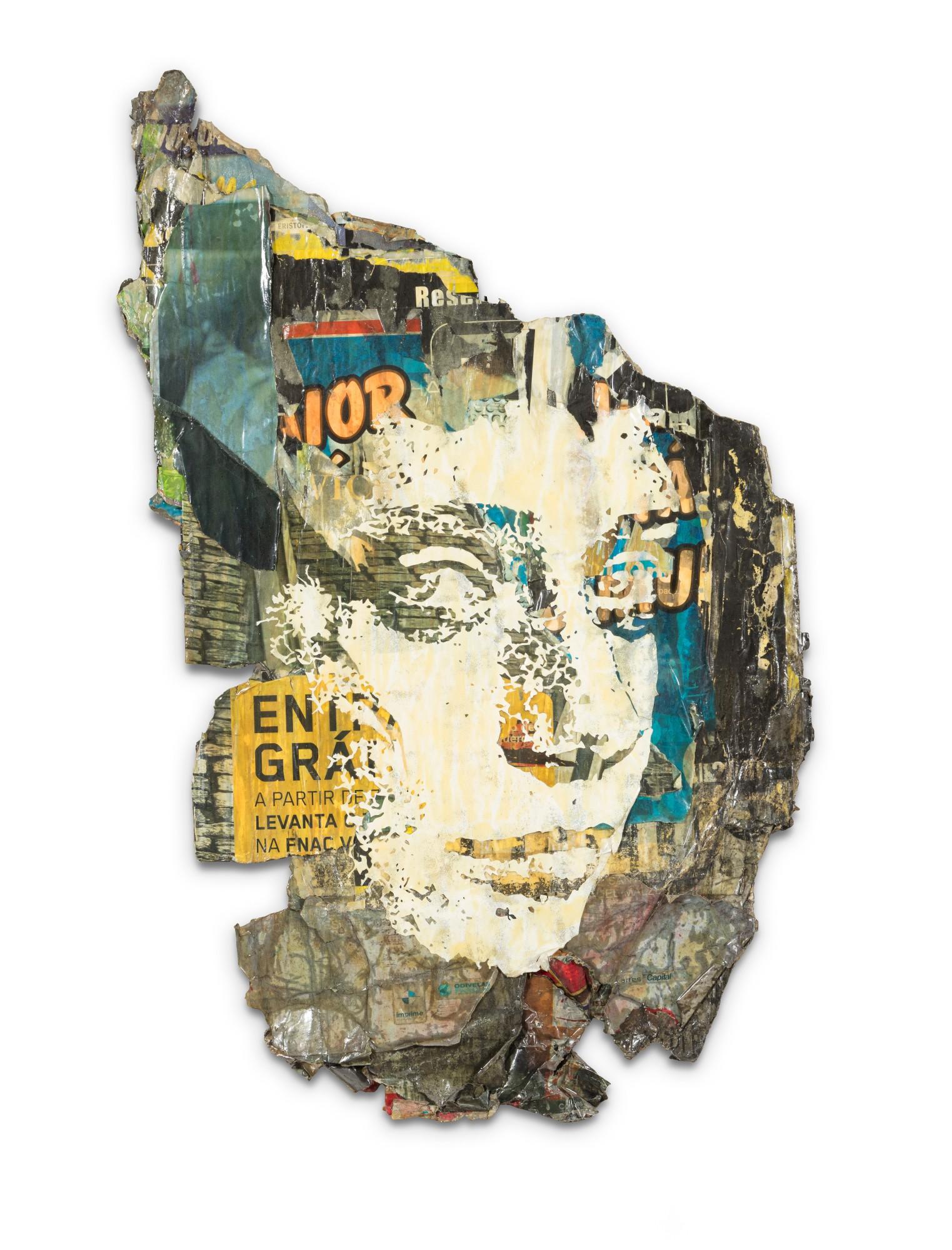 Vhils - Glimpse of a fading moment I