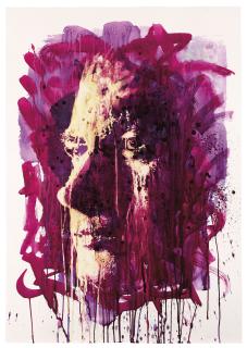 Vhils - Unknown Icon Series #11