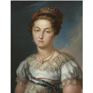 Vicente Lopez y Portaña - Portrait Of Maria Josefa Amalia De Sajonia, Queen Of Spain (1803-1829)
