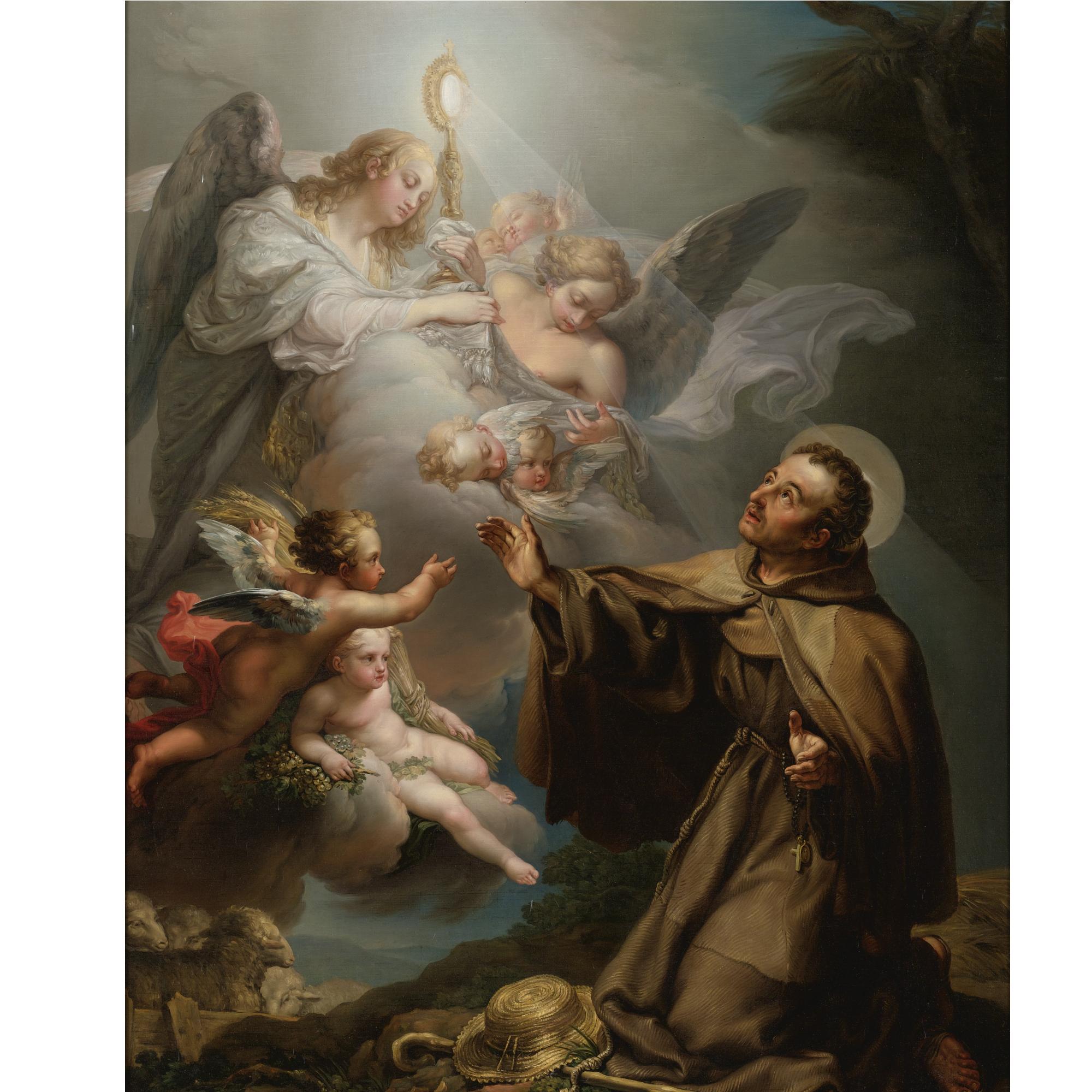 Vicente Lopez y Portaña - The Apparition Of The Eucharist To San Pascual Bailon 