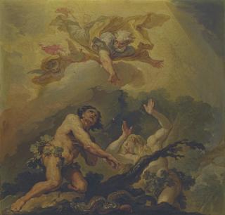 Vicente Lopez Y Portaña - The Expulson Of Adam And Eve From Paradise