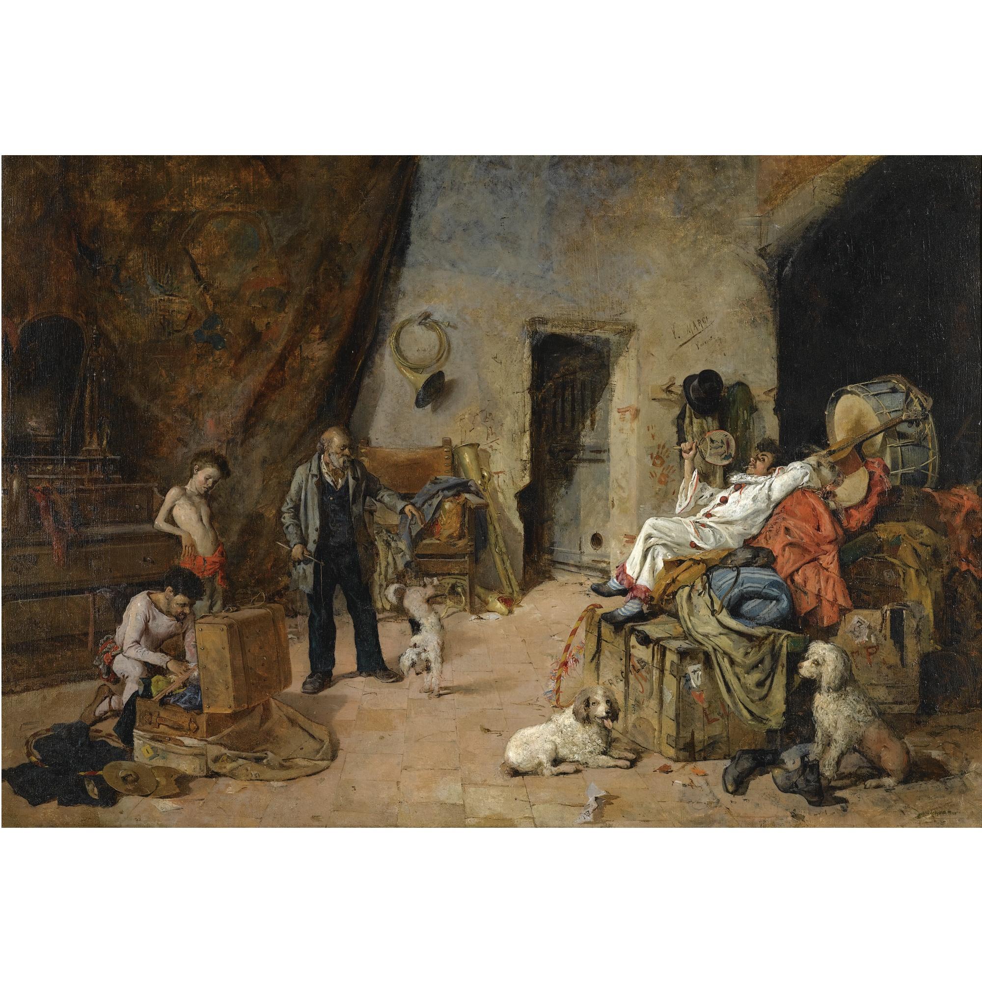 Vicente March Marco - Spanish circenses (The Circus Performers)