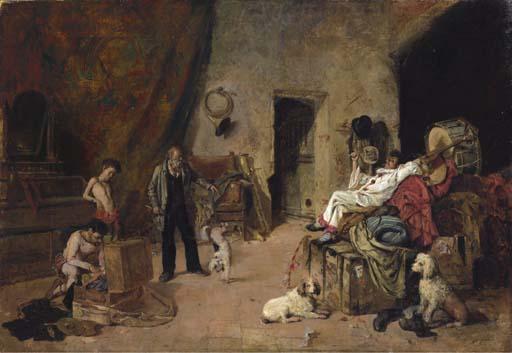 Vicente March y Marco - Circus Performers At Rest