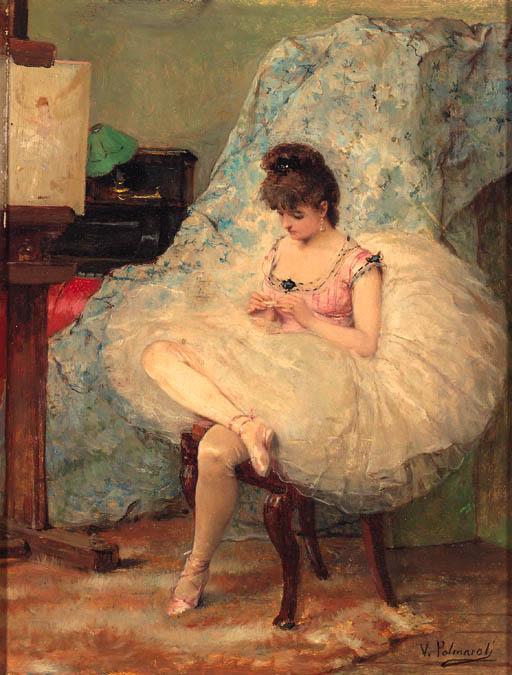 Vicente Palmaroli Y Gonzalez - A ballerina