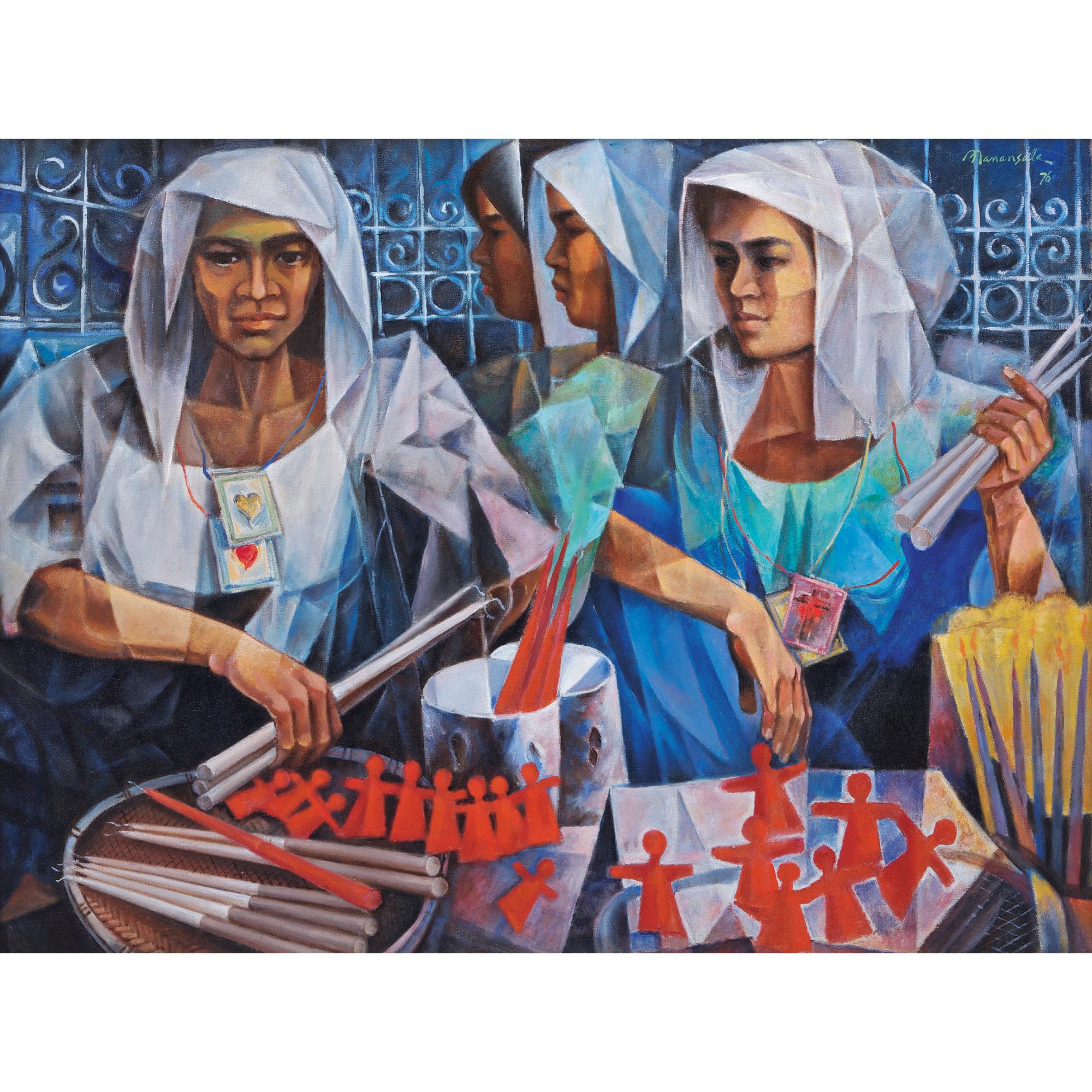 Vicente Silva Manansala - Candle Vendors